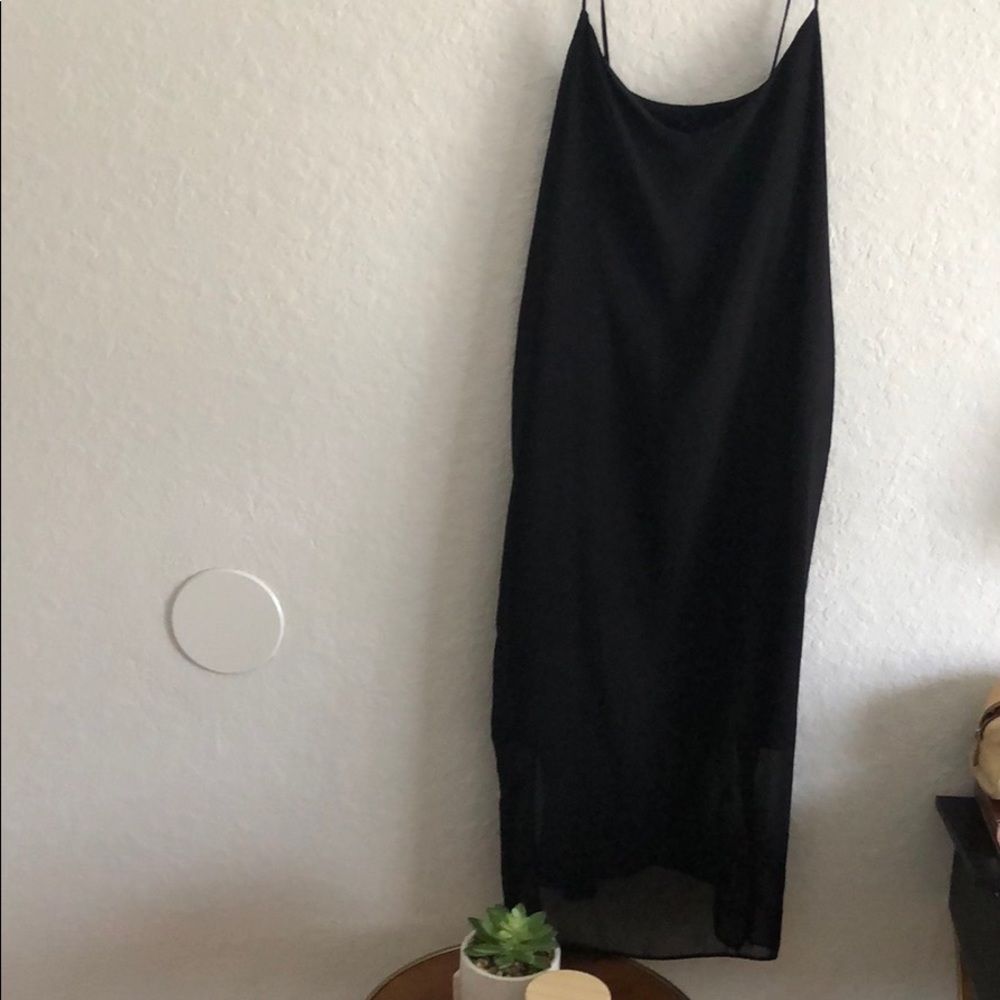 Asos Black Strap Dress